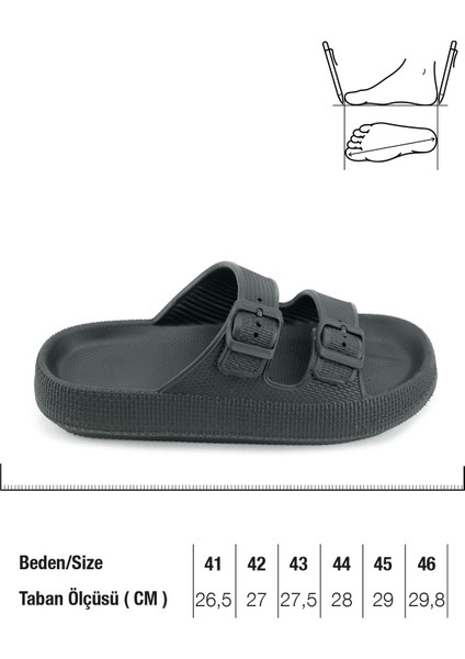Yazlık Erkek Iki Toka Ayarlanabilir Islak Zemine Uygun Eva Terlik fiyatları
