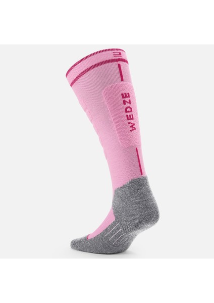 Wedze Çocuk Kayak/Snowboard Çorabı - Pembe - 100