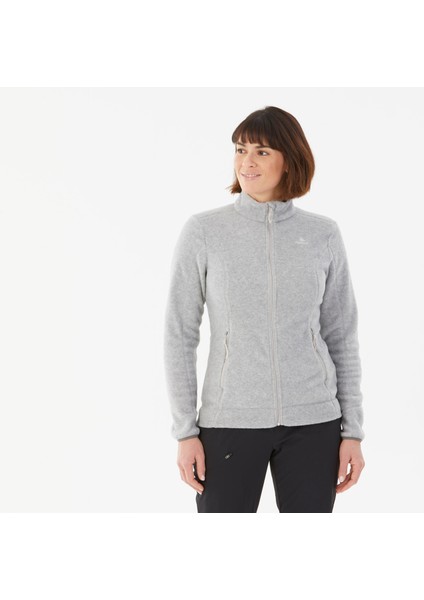QUECHUA Kadın Outdoor Polar - Gri - MH120 fırsatları