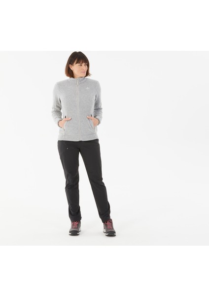 QUECHUA Kadın Outdoor Polar - Gri - MH120