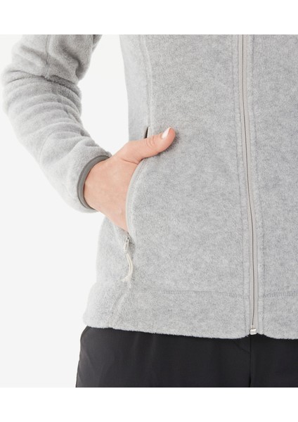 QUECHUA Kadın Outdoor Polar - Gri - MH120