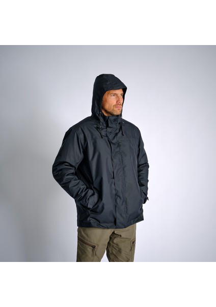 Solognac Erkek Su Geçirmez Kışlık Mont -10 °C - Siyah - Avcılık ve Doğa Gözlemi - 100 modelleri