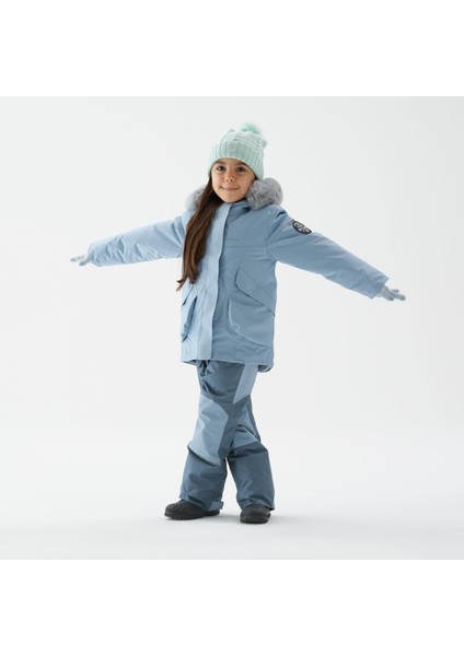 Quechua Çocuk Outdoor Pantolon - 2/6 Yaş - Mavi/Gri - SH500 Mountain modelleri