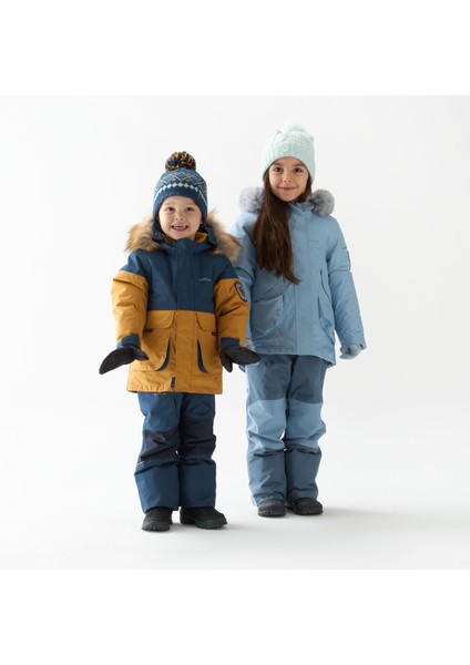 Quechua Çocuk Outdoor Parka/Kışlık Mont - 2/6 Yaş - Mavi - SH500 Mountain fiyatları