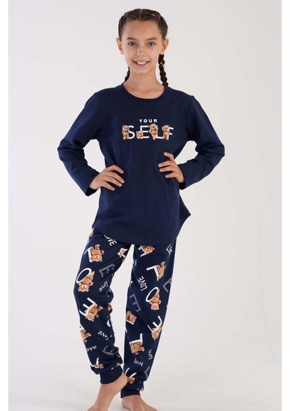 Pamuklu Kız Çocuk Pijama Takım