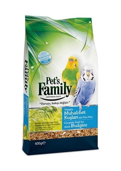 Pets Family Muhabbet Kuşu Yemi 400 gr
