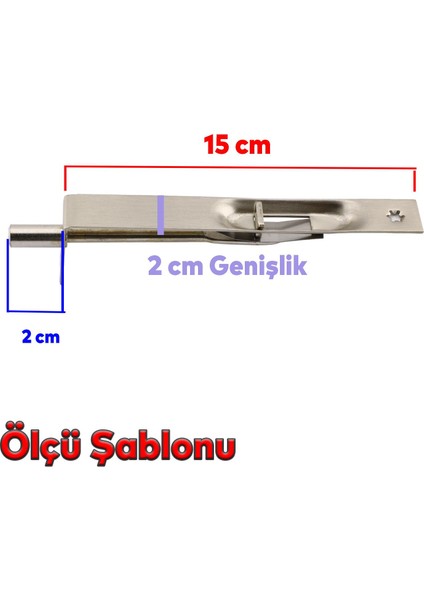 Gömmeli Itmeli Paslanmaz Sürgü Kilidi Kapı Pencere Sürgüsü 15 cm Saten Kilit fiyatları