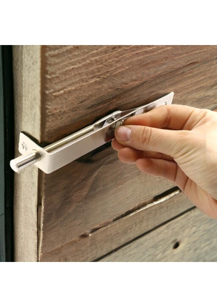 Gömmeli Itmeli Paslanmaz Sürgü Kilidi Kapı Pencere Sürgüsü 15 cm Saten Kilit fırsatları