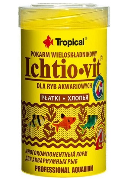 Ichtio-Vit Zengin Içerikli Pul Balık Yemi 100 ml 20 gr