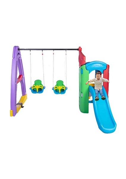 OSER DIŞ TİCARET Gemi Salıncaklı Bahçe Oyun Parkı Kaydıraklı İç Mekan Park Salıncaklı Kaydırak Modeli