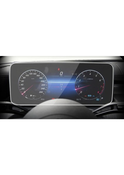 Mercedes Glc Mat Ekran Koruyucu 12.3 Inç Dijital Gösterge Şeffaf fiyatları