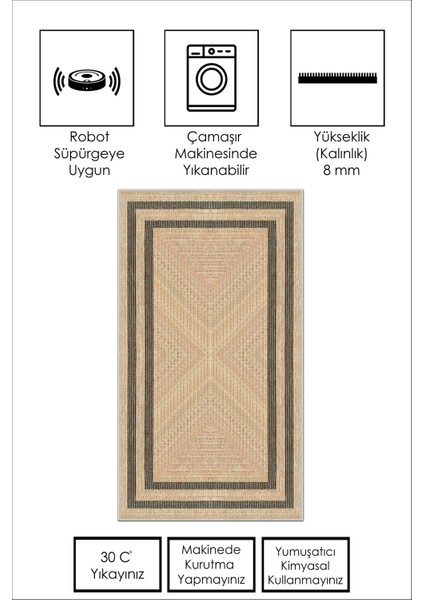 Dijital Baskı Makinede Yıkanabilir Kaymaz Taban Leke Tutmaz Salon Halısı Mutfak Halısı ve Yolluk fiyatları