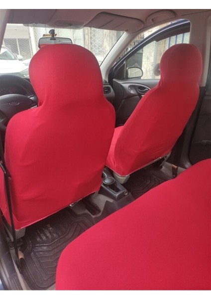 Üniversal Yazısız Kırmızı Oto Atlet Servis Kılıfı 4 Parça modelleri
