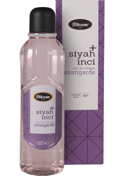 Premium Kutulu Pet Şişe Kolonya Siyah Inci