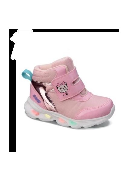 128 Y 9206 22-25 Numara Işıklı Kız Çocuk Spor Bot