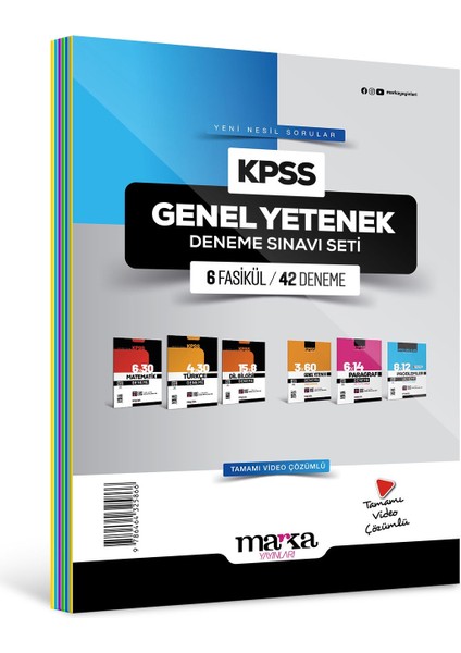 2025 KPSS Genel Yetenek Deneme Sınavı Seti 6 Fasikül 42 Deneme