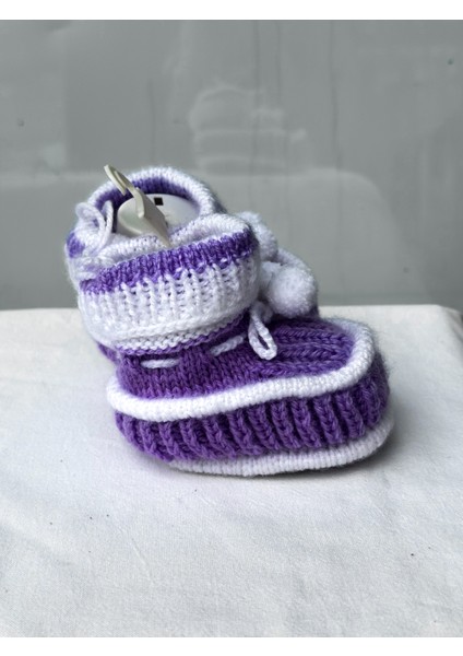 Bebek Patiği El Örgüsü modelleri