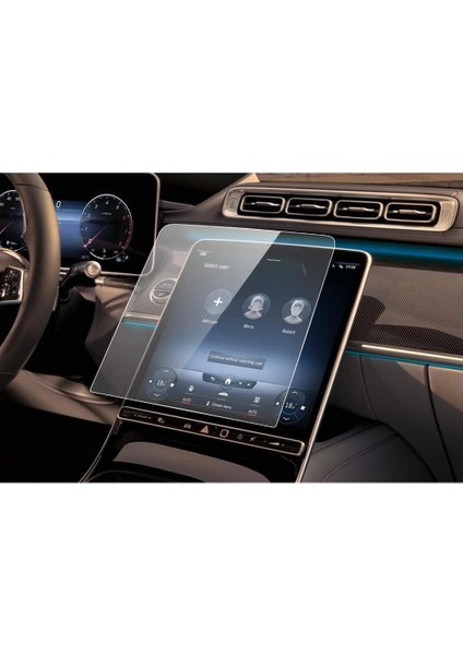 Mercedes S400 12.8 Inç Mat Ekran Koruyucu Multimedya Şeffaf fırsatları