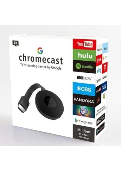 Chromecast 4K Wifi Hdmı Görüntü ve S