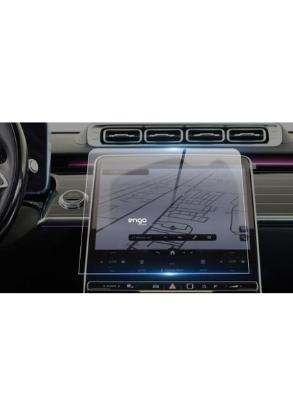 Mercedes S450 12.8 Inç Ekran Koruyucu Multimedya Nano Şeffaf