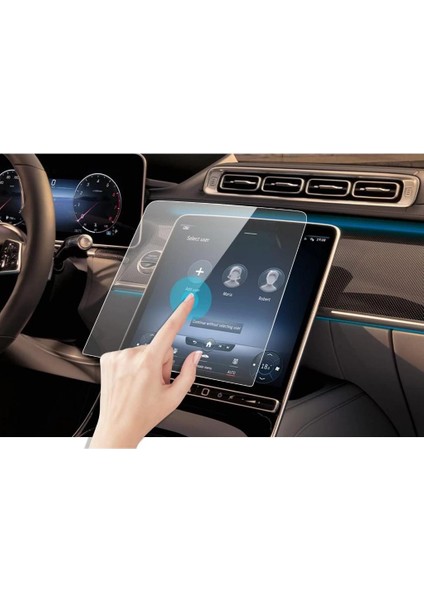 Mercedes S450 12.8 Inç Mat Ekran Koruyucu Multimedya Şeffaf fiyatları