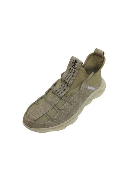 Bej Krem Erkek Sneaker Spor Ayakkabı