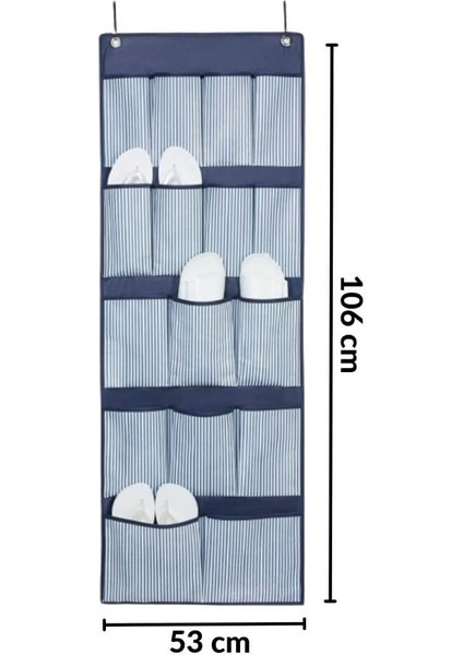 14 Bölmeli Kapı Arkası Asılabilen Düzenleyici Organizer