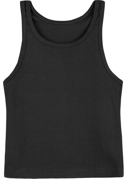 2,li Pamuklu Kalın Askılı Crop Kadın Kısa Atlet fırsatları