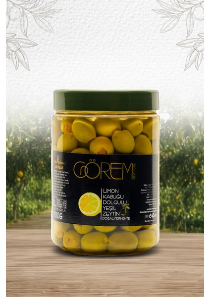Limon Kabuğu Dolgulu Yeşil Zeytin modelleri