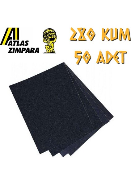188 Su Zımparası 280 Kum - 50 Adet