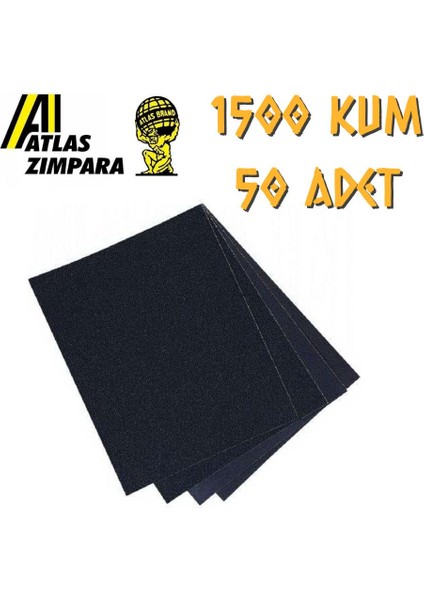 188 Su Zımparası 1500 Kum - 50 Adet