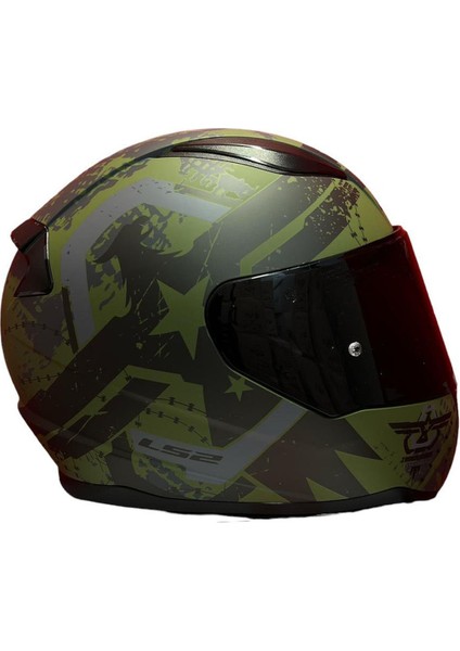 Rapıd 2 Race Thunder Bırds Mat Yeşil-Siyah-Gri Kask modelleri