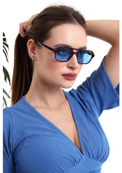 Unisex Leopar Vintage Kemik Güneş Gözlüğü fiyatları