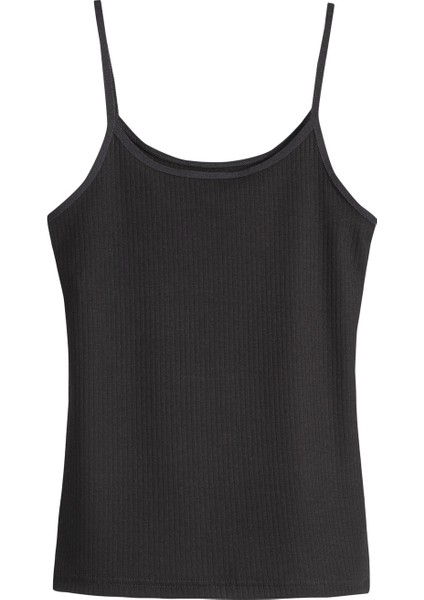 Pamuklu Ince Askılı Fitilli Kadın Atlet fırsatları