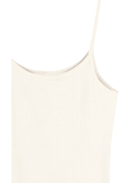 Pamuklu Ince Askılı Fitilli Kadın Atlet fiyatları