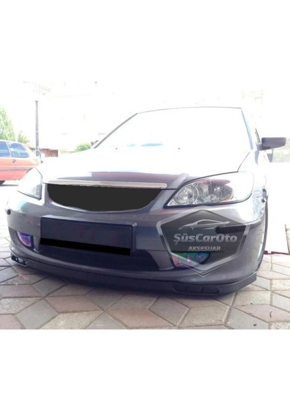 Honda Civic Vtec2 2001-2006 Uyumlu Üniversal Laguna Lip Esnek Ön Lip 2 Parça Tampon Altı Dil Karlık Ön Ek fiyatları