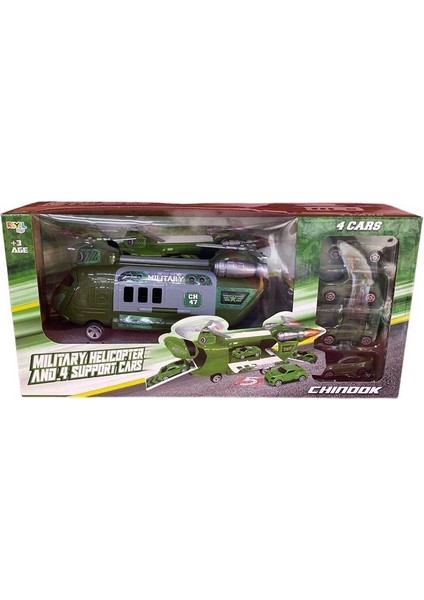 22 cm Askeri Helikopter Oyun Seti 7053