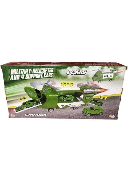 22 cm Askeri Helikopter Oyun Seti 7053