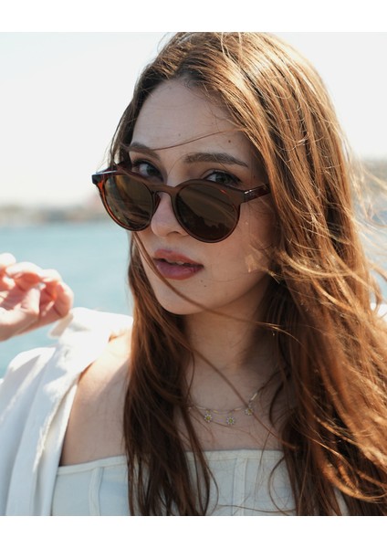 Vintage Oval Kahve Güneş Gözlüğü modelleri
