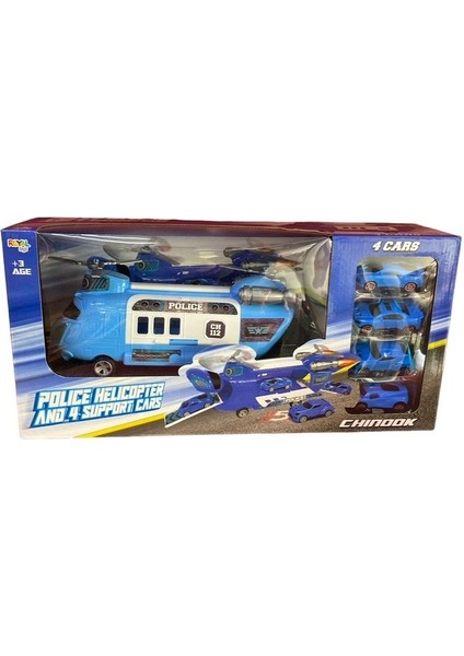 22 cm Polis Helikopteri Oyun Seti 7060