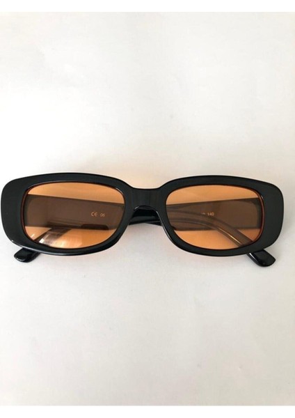 Chunky Siyah Turuncu Güneş Gözlüğü