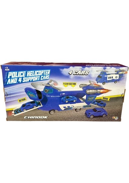 22 cm Polis Helikopteri Oyun Seti 7060