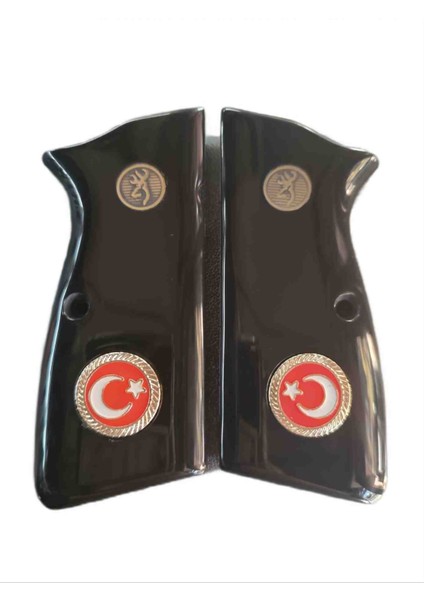 Browning 14 Lü Zig 14 Lü Kemik Plexsi Ay Yıldızlı Kabze