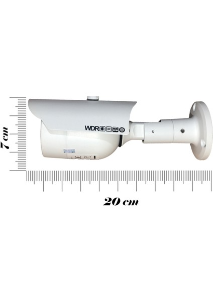 2 Kameralı 5 Mp 1940P Sensör 6 Megapiksel Sony Lens Metal Kasa Ip Güvenlik Kamerası Seti