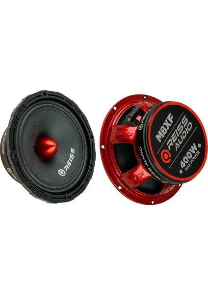 Reıss Audıo RS-M8XF MAX400W RMS150W Oto Mıdrange
