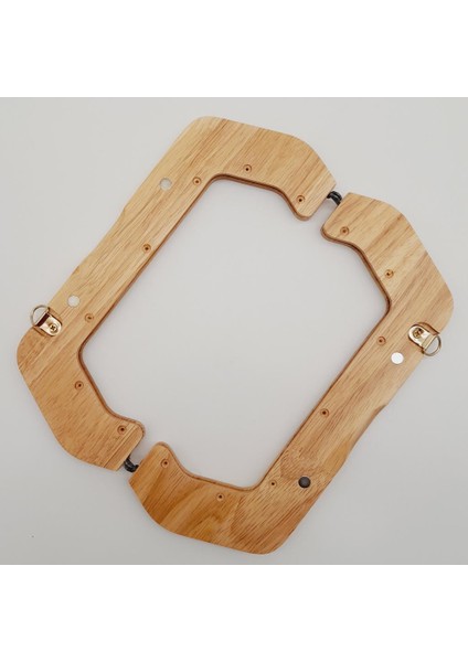 22 cm Ahşap Çanta Bursu Ham Doğal Renk fiyatları