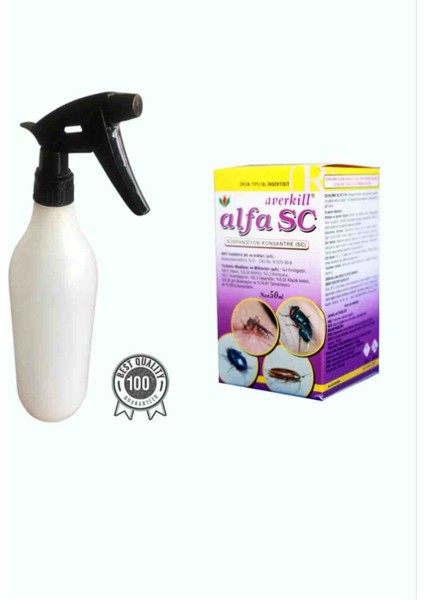 Averkill Alfa Sc 50MLHAMAMBÖCEĞI Ilacı /1ltfısfıs Set