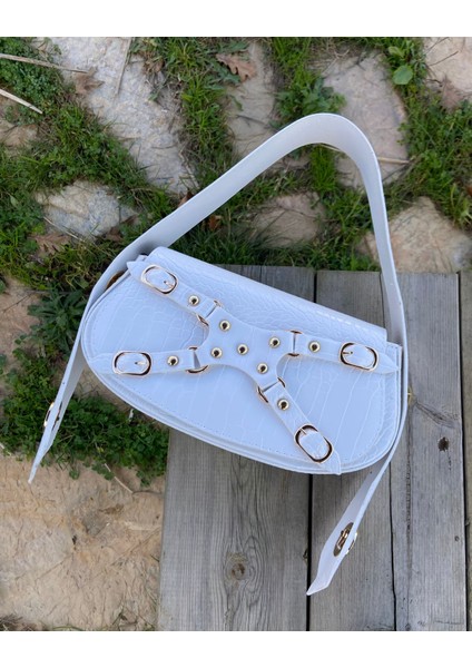 Kroko Desen Özel Kilit Sistemli Kadın Omuz Çantası fiyatları