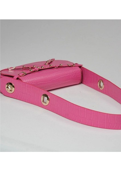Kroko Desen Özel Kilit Sistemli Kadın Omuz Çantası indirimleri