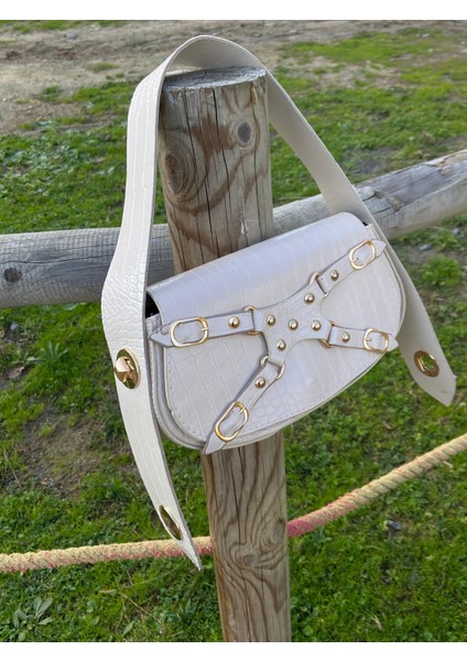 Kroko Desen Özel Kilit Sistemli Kadın Omuz Çantası modelleri